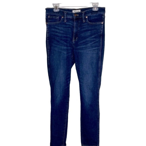 MADEWELL 10” HIGH RISE SKINNY LEG JEANS STRETCH WOMENS 29 - Picture 1 of 11
